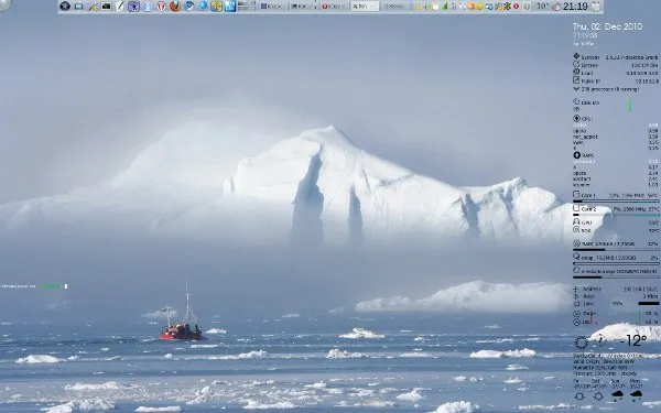 Winter Desk